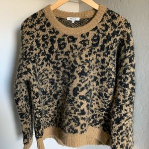 Madewell Cheetah Print Sweater